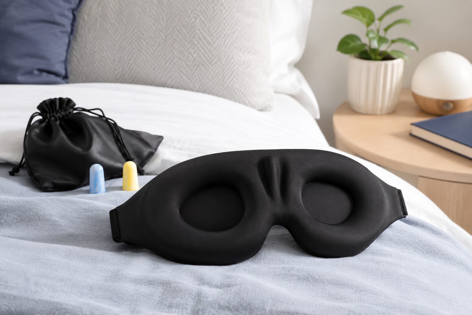 MZOO 3D Contoured Memory Foam Sleep Mask